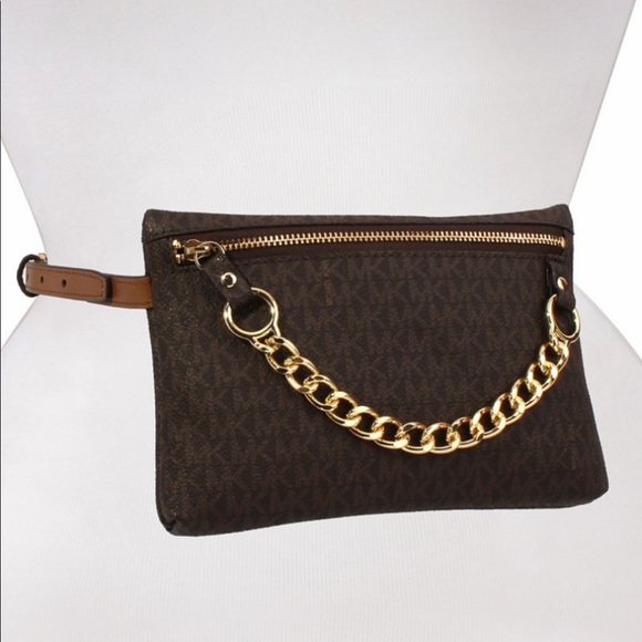 NWT Michael Kor chain belt bag (Fanny) - Picture 1 of 5